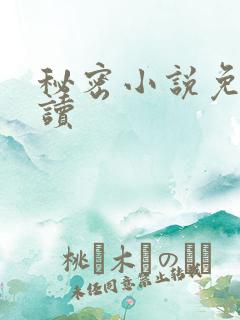 秘密小说免费阅读