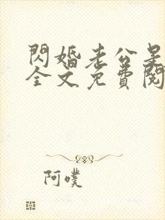 闪婚老公是总裁全文免费阅读