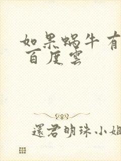 如果蜗牛有爱情 百度云