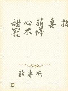 甜心萌妻 总裁宠不停