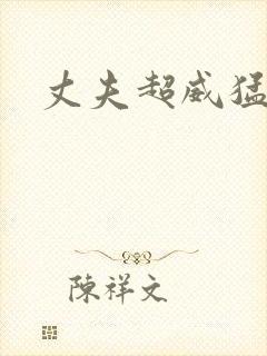 丈夫超威猛