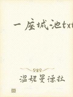 一座城池txt