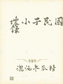 坏小子民国穿越录