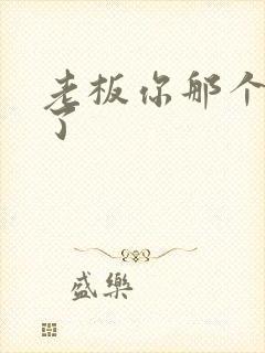 老板你那个太长了