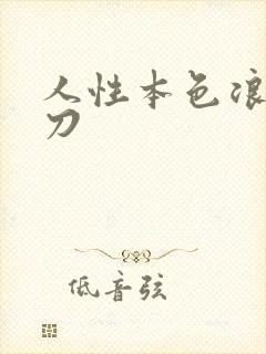 人性本色浪子小刀