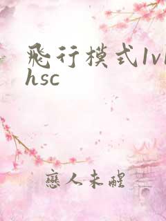 飞行模式1v1hsc