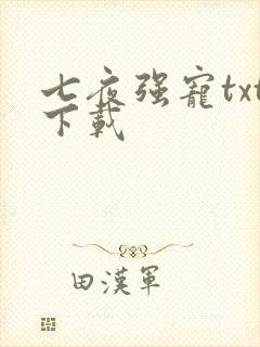 七夜强宠txt下载