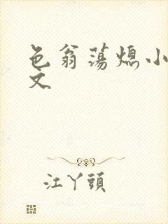 色翁荡熄小说全文