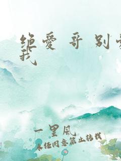 绝爱 哥 别爱我