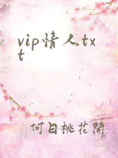 vip情人txt