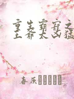 重生霸宠之摄政王爷太凶猛