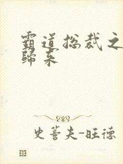 霸道总裁之出狱归来