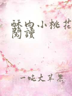 酥肉小桃花全文阅读