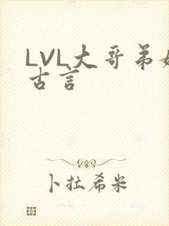 LVL大哥弟媳古言