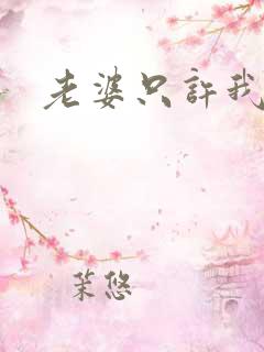 老婆只许我宠你