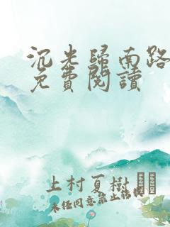 沉光归南路全文免费阅读