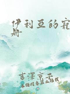 伊利亚的宠物手册