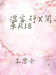 温客行X周子舒车R18