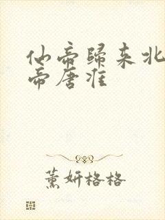 仙帝归来北斗仙帝唐准