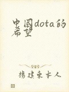 中国dota的希望