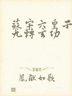 苏宇六皇子签到九转玄功