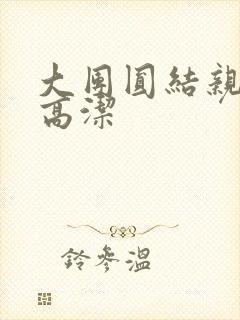 大团圆结亲情会高洁