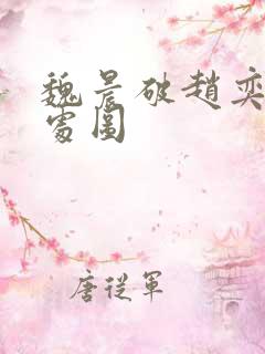 魏晨破赵奕欢的处图