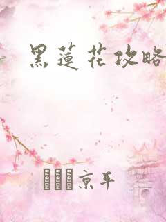 黑莲花攻略手册