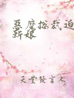 恶魔总裁迫嫁小新娘