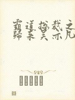 霸道总裁之出狱归来吴亦凡