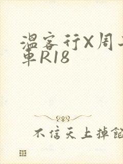 温客行X周子舒车R18