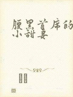 腹黑首席的替身小甜妻