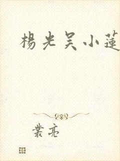 杨光吴小莲