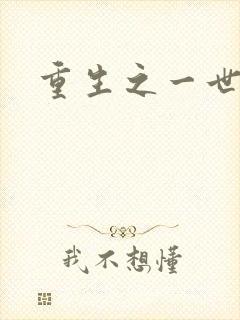 重生之一世枭雄