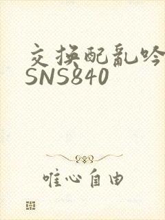 交换配乱吟粗大SNS840