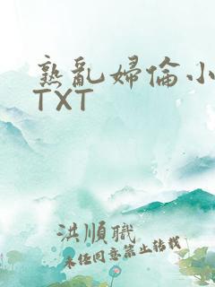 熟乱妇伦小说网TXT