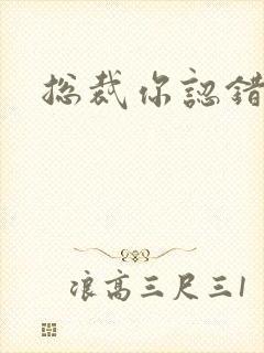 总裁你认错人了