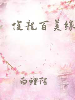 俊龙百美缘小说