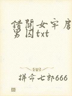 错关女牢房里的男囚txt