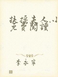 扶摇夫人.小说免费阅读