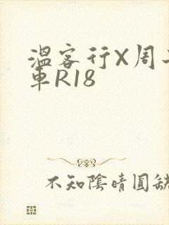 温客行X周子舒车R18