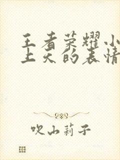 王者荣耀小乔爽上天的表情