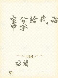 家公给我治疗5中字