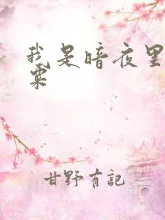 我是暗夜里的罂粟