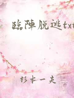 临阵脱逃txt
