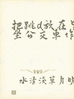 把跳d放在里面坐公交车作文