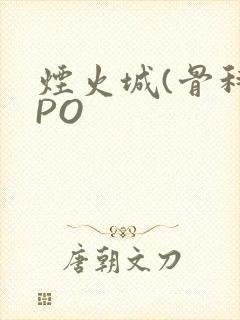 烟火城(骨科)PO