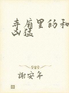 寺庙里的和尚很凶猛