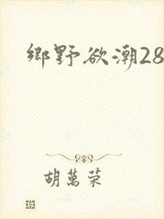 乡野欲潮28章