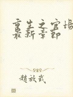 重生之官场风流最新章节